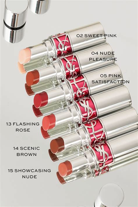 ysl lip gloss volupte 203|ysl candy glaze 05.